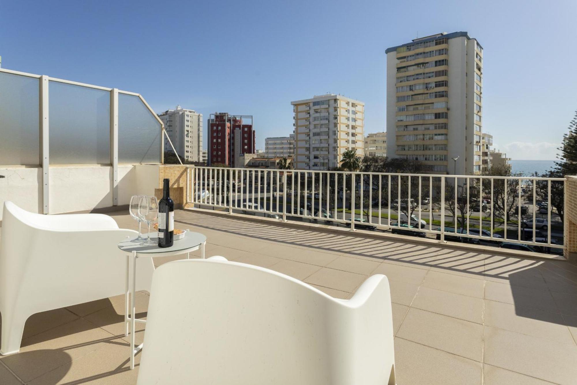 New! Quarteira Sea View Lejlighed Eksteriør billede